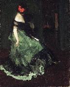 Charles Webster Hawthorne The Red Bow France oil painting artist